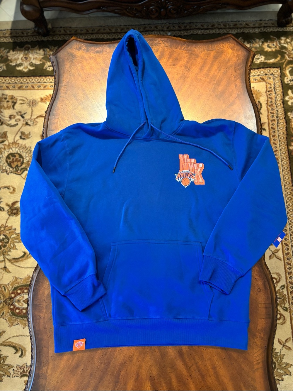 New York Knicks Royal Blue Pullover Ultra Game Hoodie Size XL